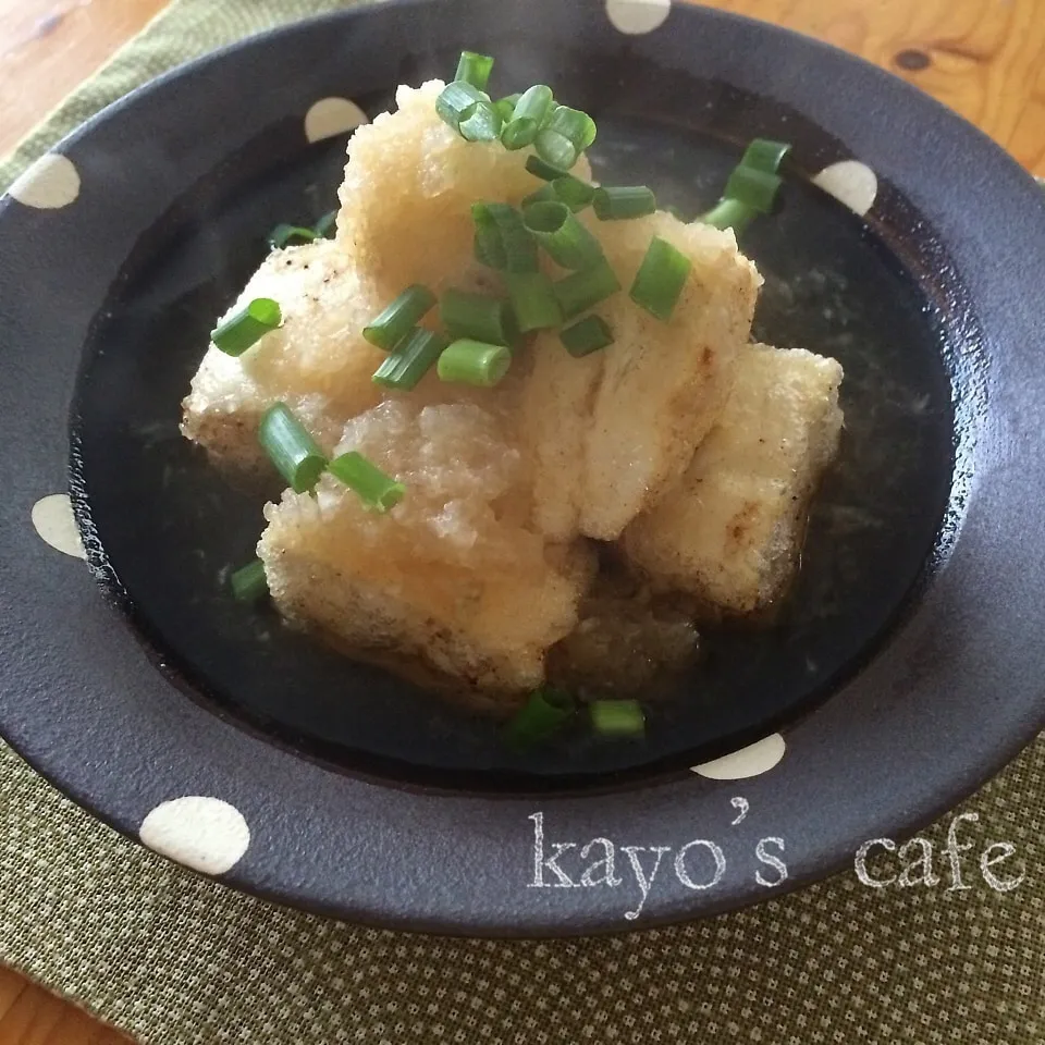 揚げ出し豆腐♪おろしあんかけ|kayopyさん