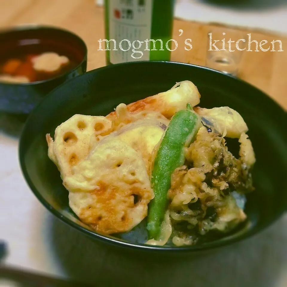 採れたて野菜でサクッと♪天丼|mogmoさん