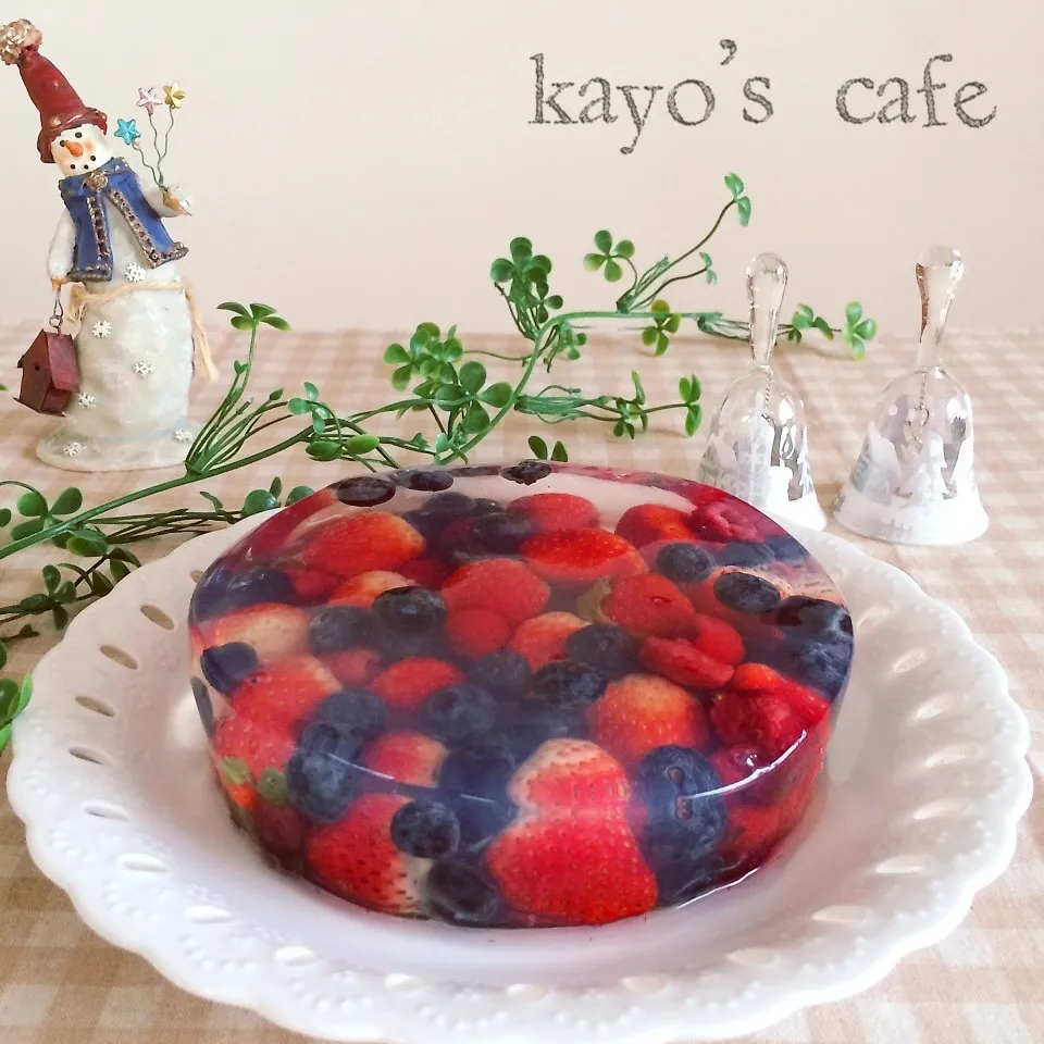 真冬のゼリーケーキ♡|kayopyさん