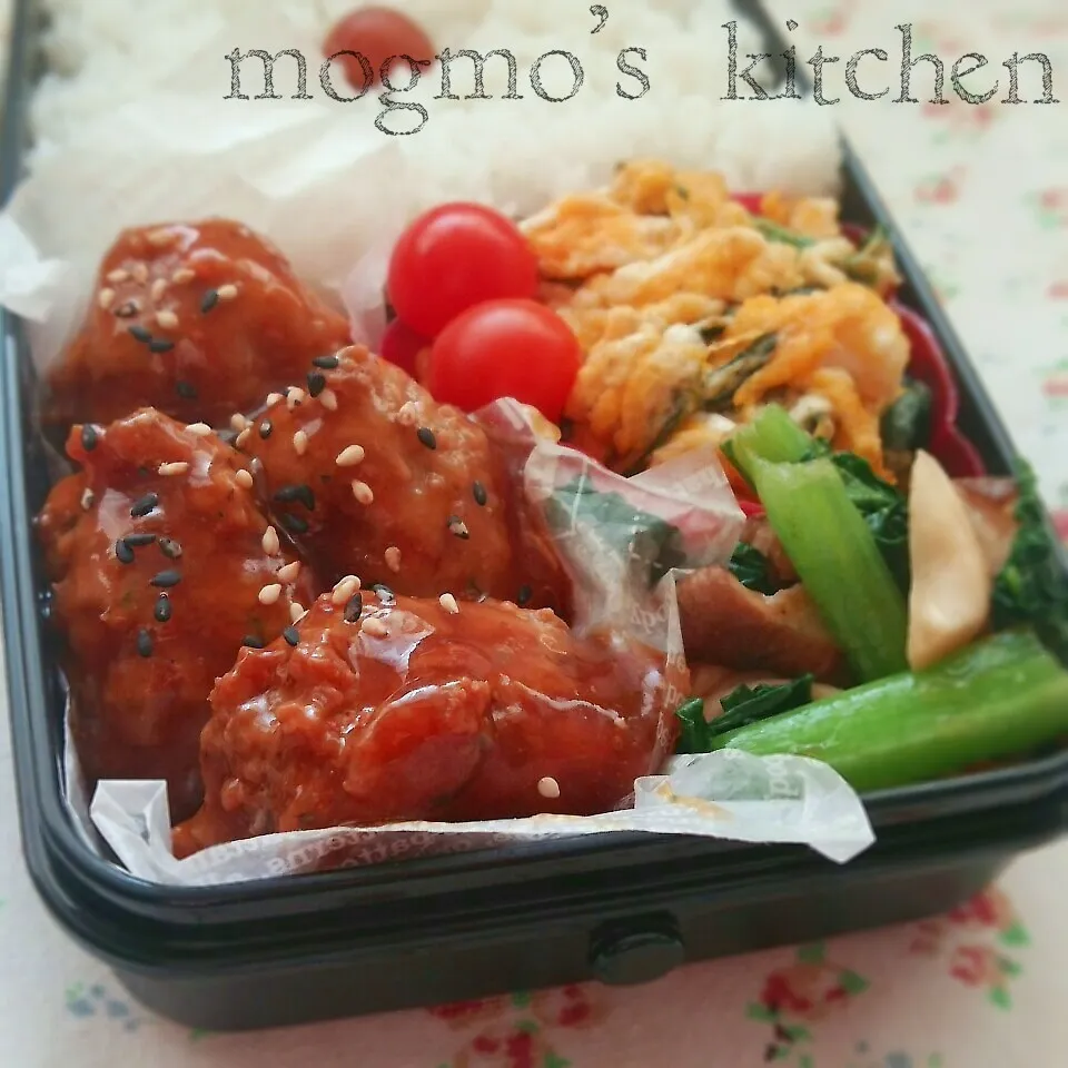 フープロで簡単♪肉団子の甘酢あんかけ♪主人のお弁当|mogmoさん