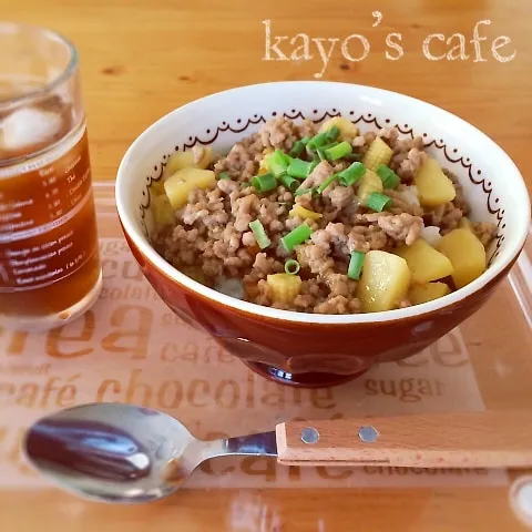 豚ひき肉の中華丼♪|kayopyさん