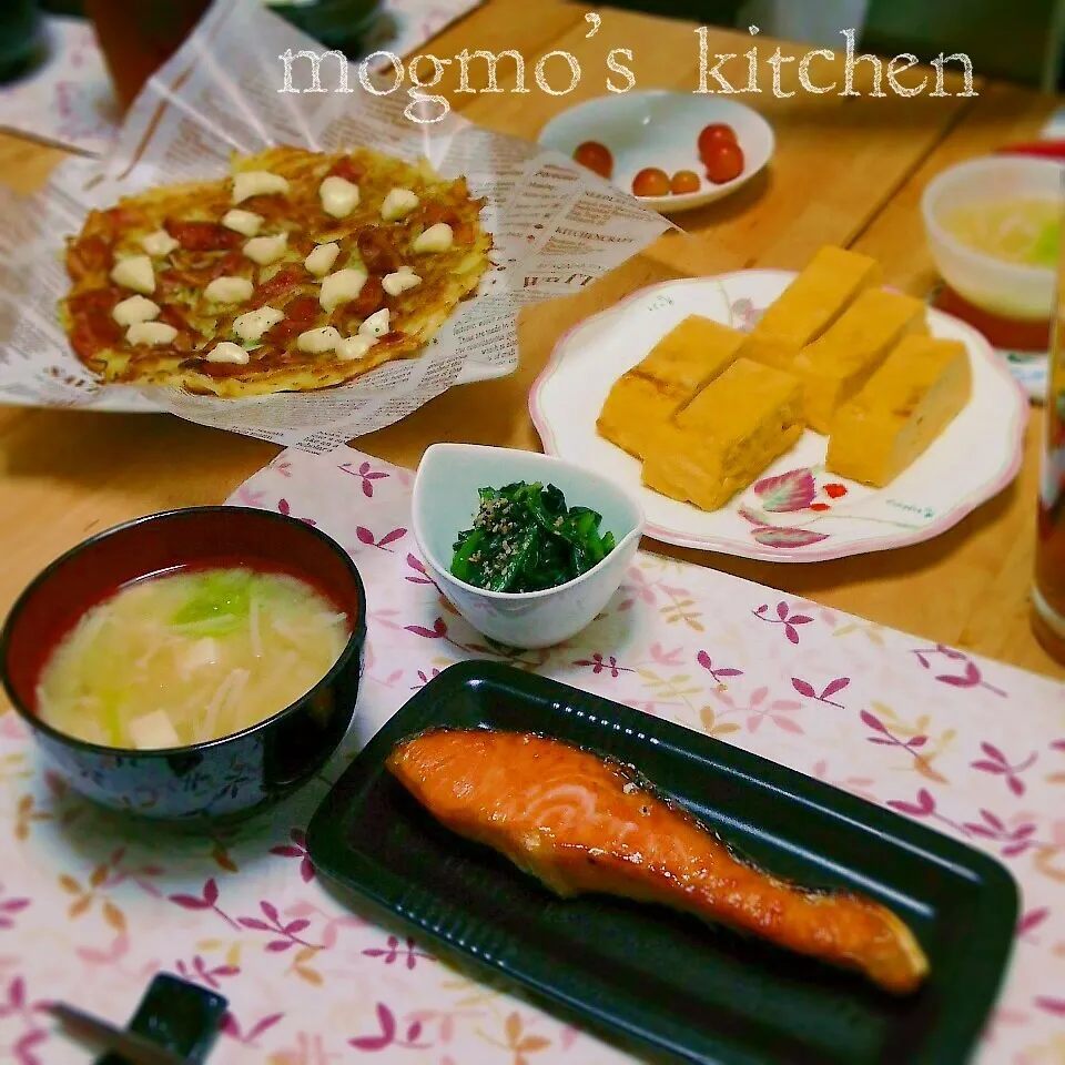 色々おたかずで和定食♪昨日の晩ご飯|mogmoさん