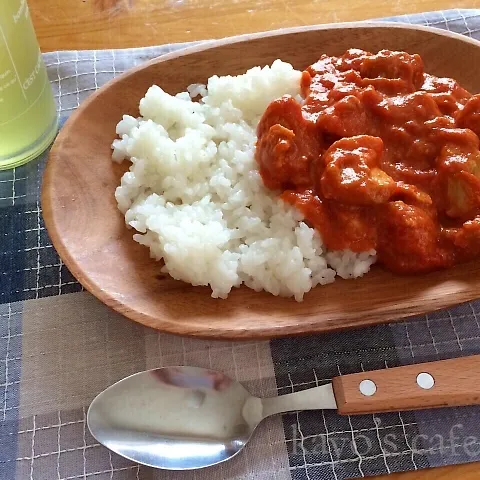 トマトと牛乳で作る♪時短！チキントマトカレー|kayopyさん