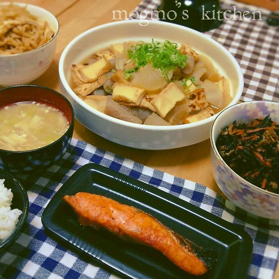 鮭の塩焼き 和定食♪今日の晩ご飯|mogmoさん