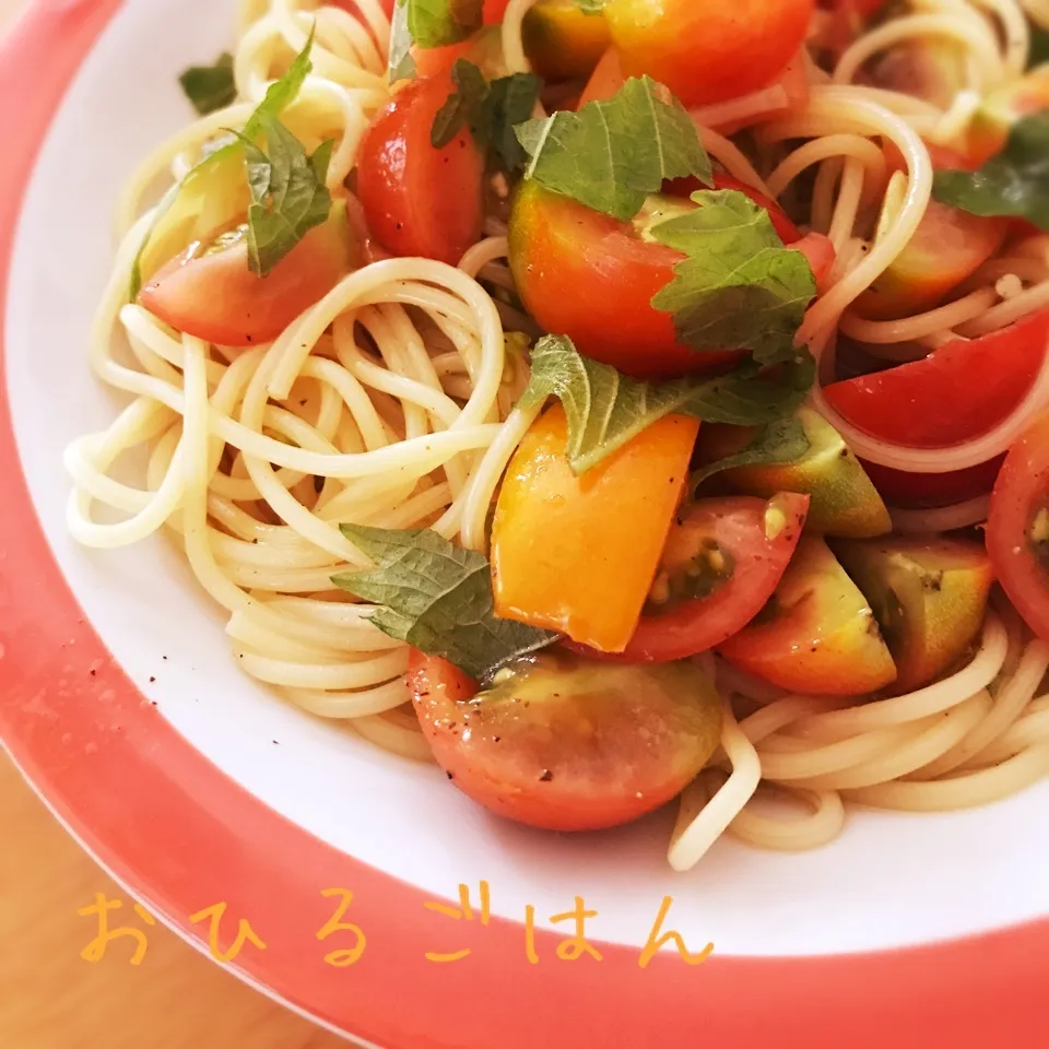 トマトたっぷり冷製パスタ🍅|kaokaoさん