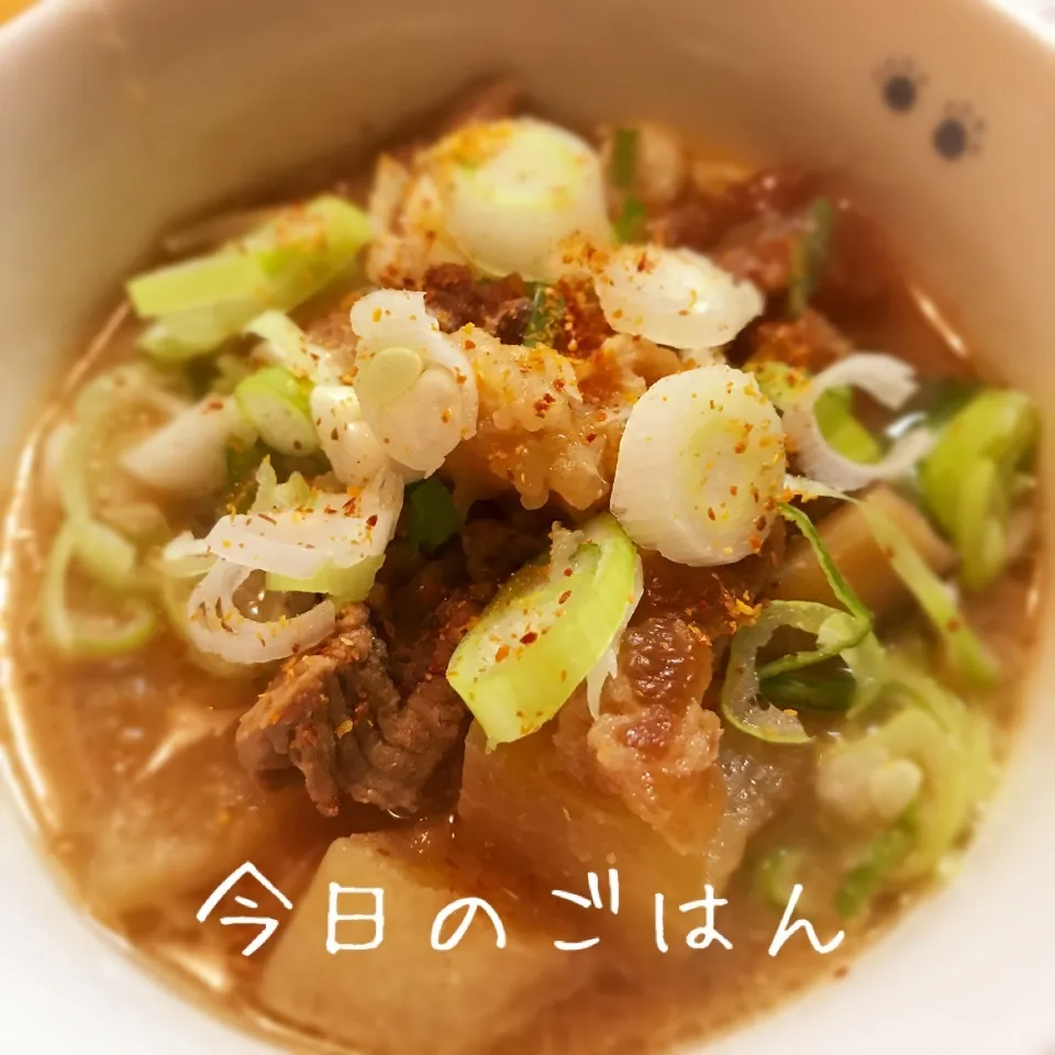 Snapdishの料理写真:牛すじ肉の煮込み⭐️|kaokaoさん