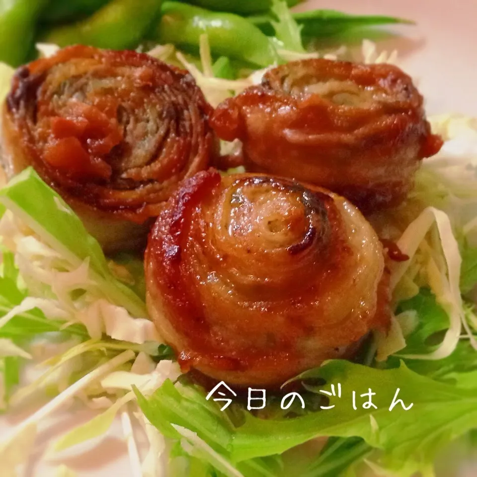 豚大葉巻き梅肉ダレ⭐️|kaokaoさん