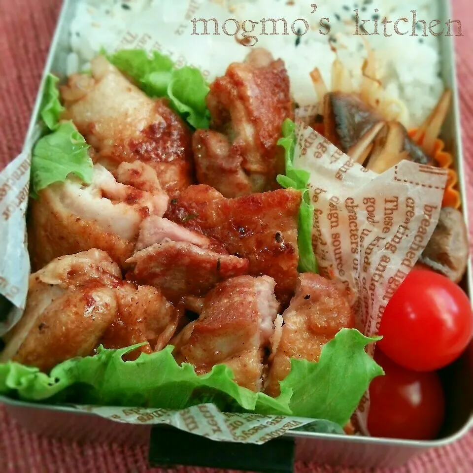 チキンのレモンソテー♪主人のお弁当|mogmoさん