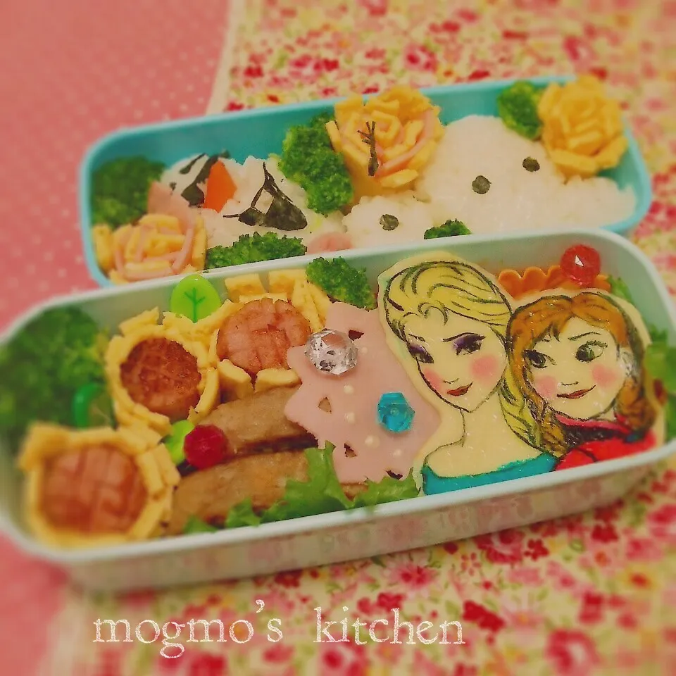 小学校 遠足弁当♪エルサ&アナ&オラフ|mogmoさん