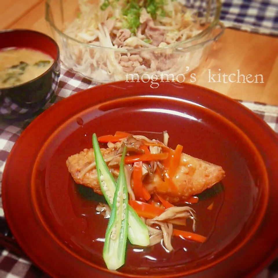 めんつゆで簡単♪白身魚の揚げだし♪今日の晩ご飯|mogmoさん