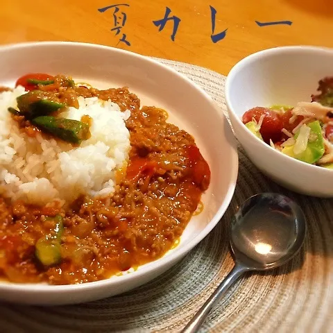 Snapdishの料理写真:もこみち流オクラたっぷり夏カレー⭐︎|kaokaoさん