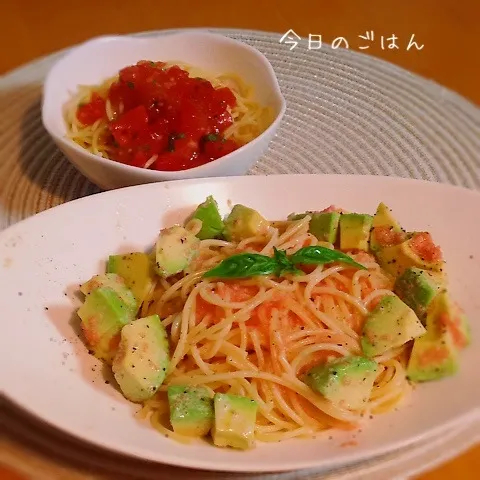 2種の冷製パスタ⭐︎|kaokaoさん