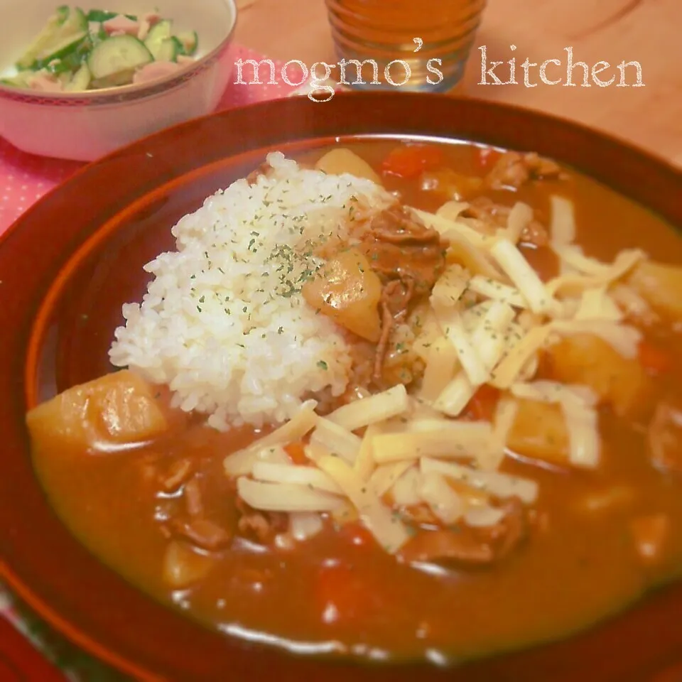 昨日の晩ご飯♪カレーライス|mogmoさん