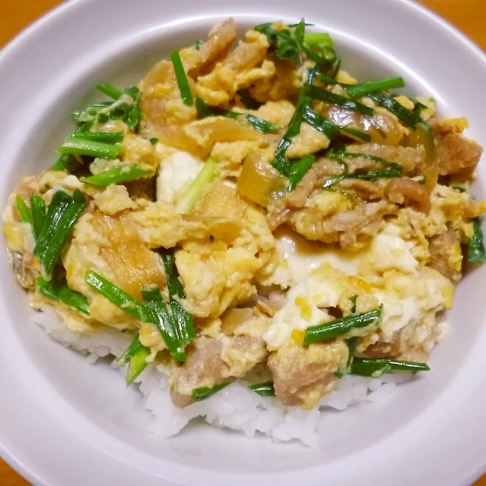 【株主優待レシピ】親子丼・青ねぎ入り♪|パーケイさん