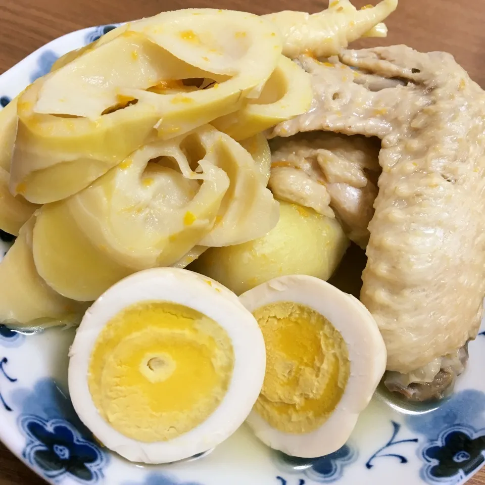 たけのこと手羽先の煮物|miiiiiさん