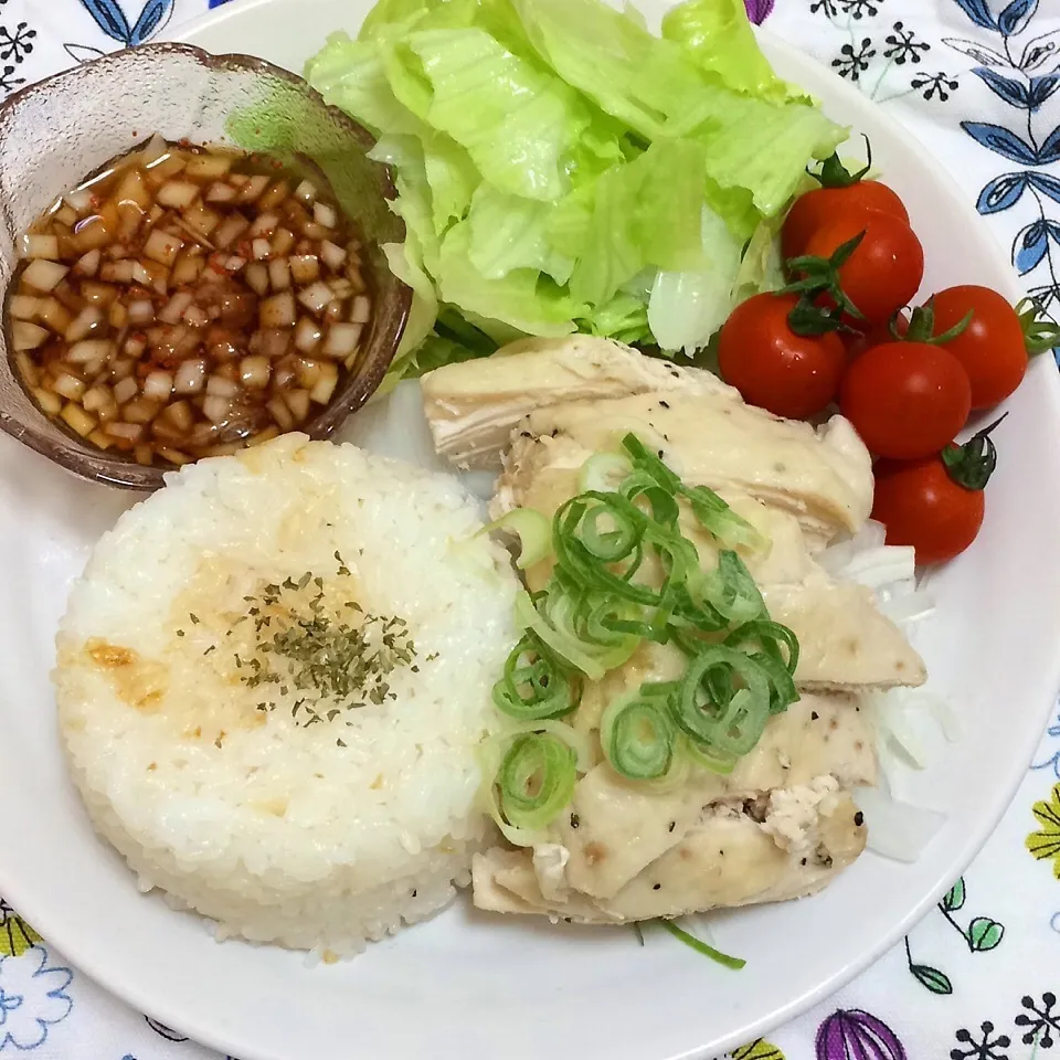 炊飯器で海南鶏飯|miiiiiさん