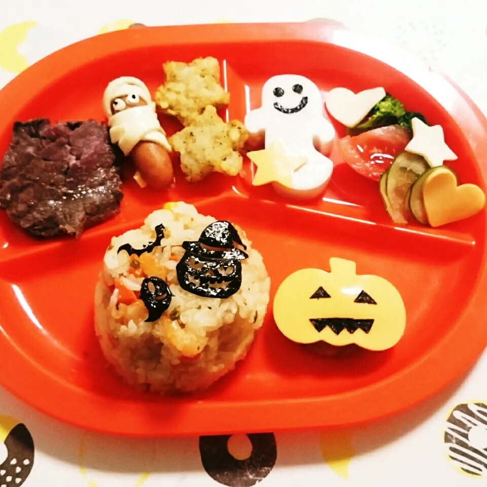 ハロウィンプレートご飯♪|mamashisoさん