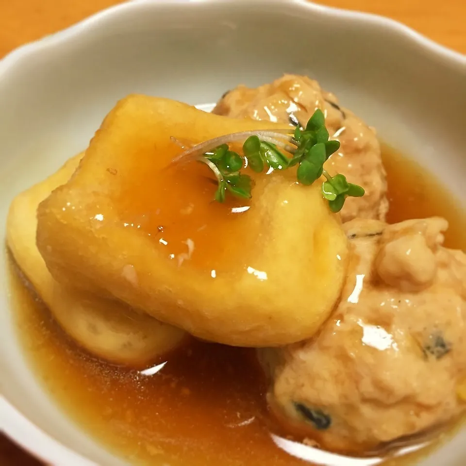 乾物を美味しく  高野豆腐と鶏団子の煮物|bba.naoさん