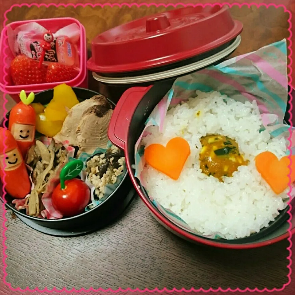 Snapdishの料理写真:高1娘のお弁当31♥|kumiさん