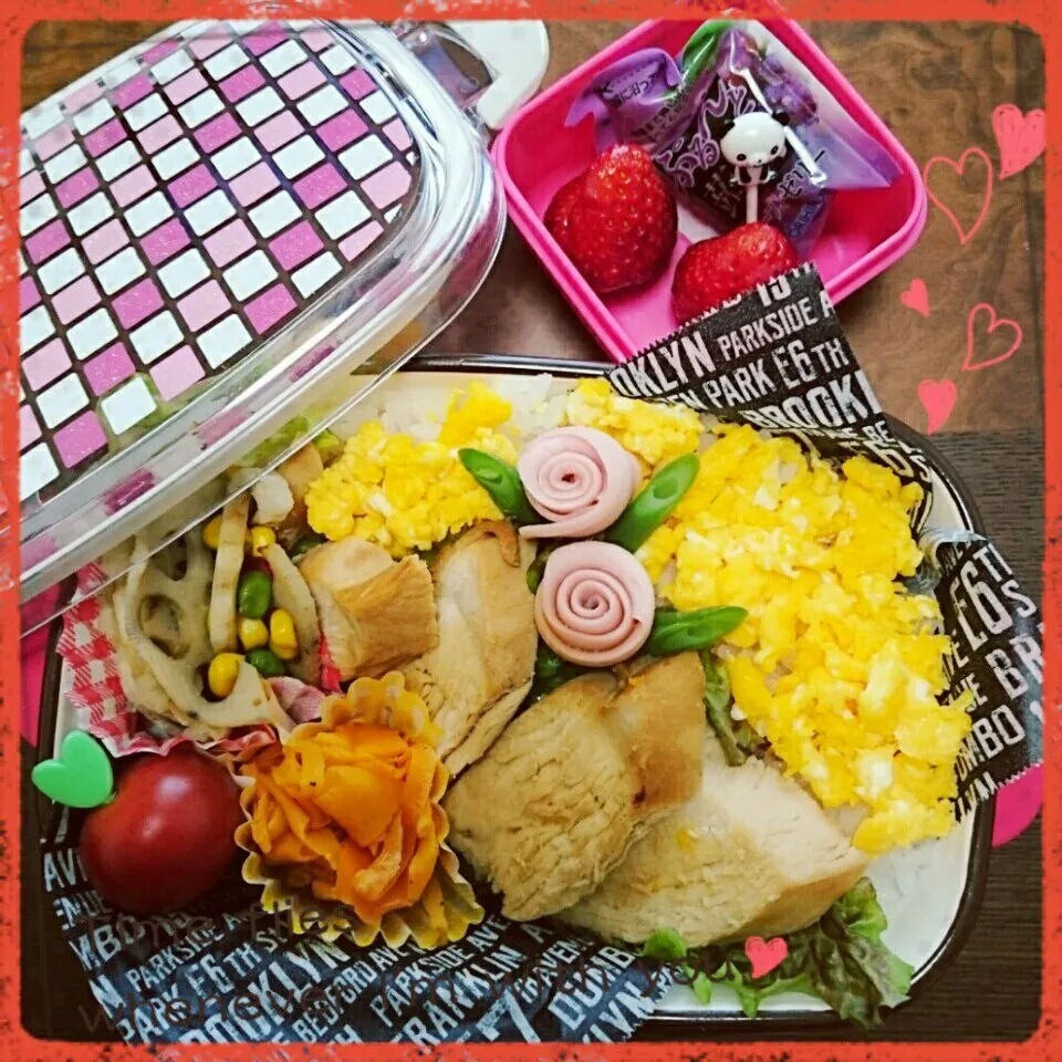 高1娘のお弁当4♡|kumiさん