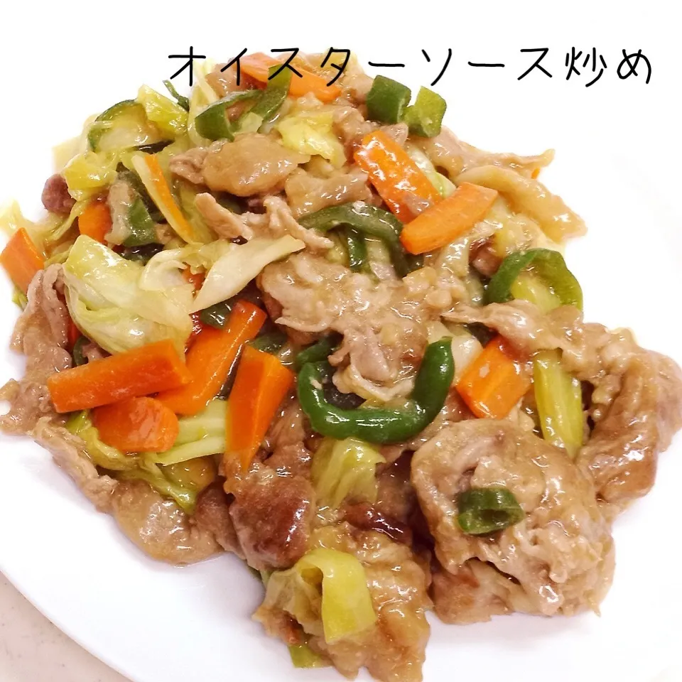 キャベツと豚肉のオイスターソース炒め|く〜ちさん