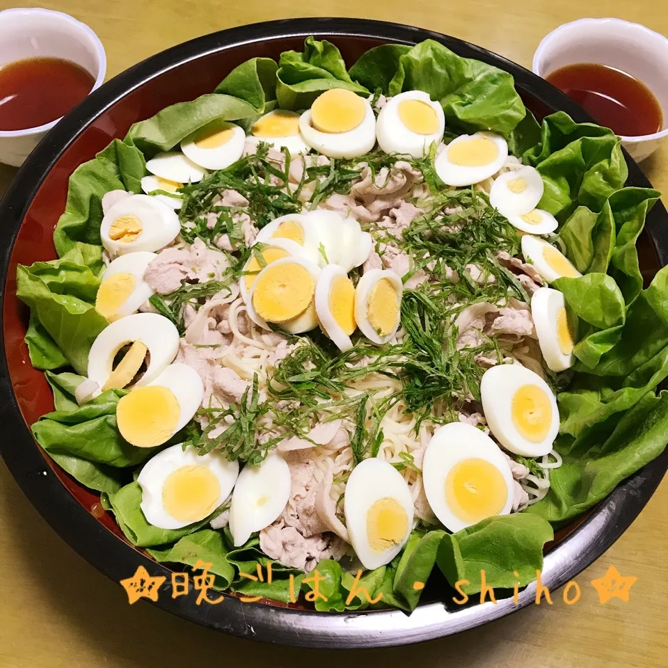 Snapdishの料理写真:半田そうめんで晩ご飯♪|Sさん