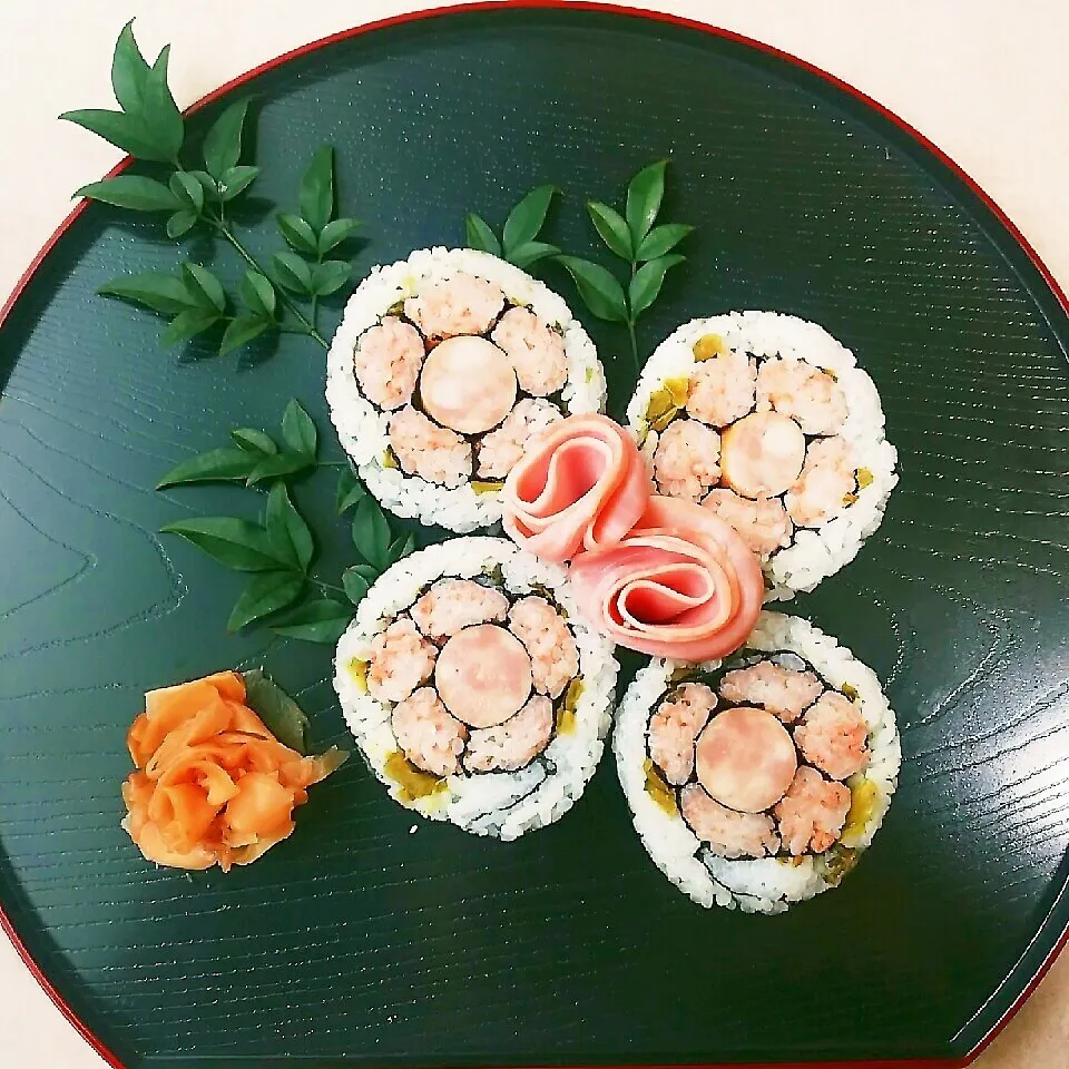 お花飾りおにぎり～♪|円野コアラさん