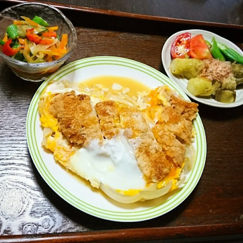 夕食🌃🍴かつ煮|ひなちゃんさん