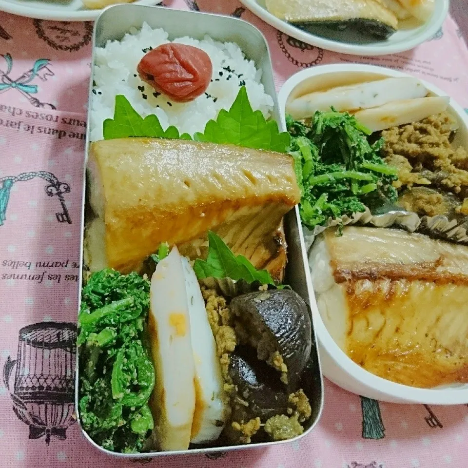 Snapdishの料理写真:塩さば弁当🍱|ひなちゃんさん