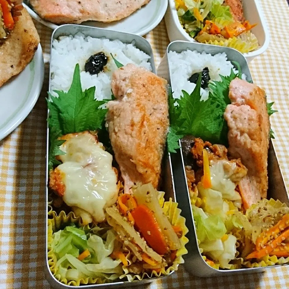 鮭のムニエル弁当🍱|ひなちゃんさん