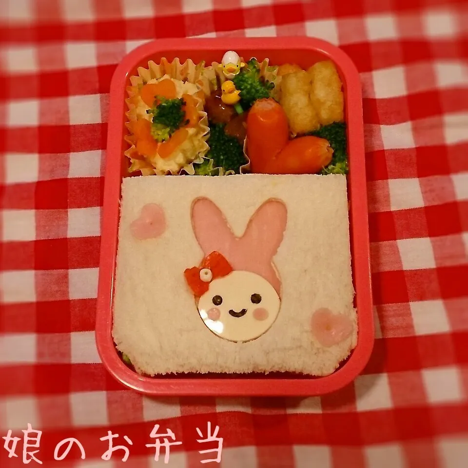 ウサギちゃんサンド弁当|mama+mさん