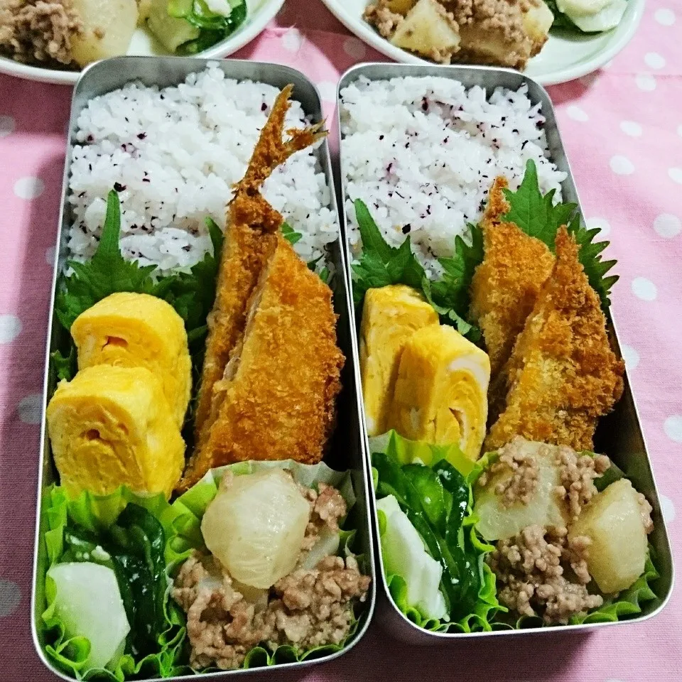 アジフライ弁当🍱|ひなちゃんさん