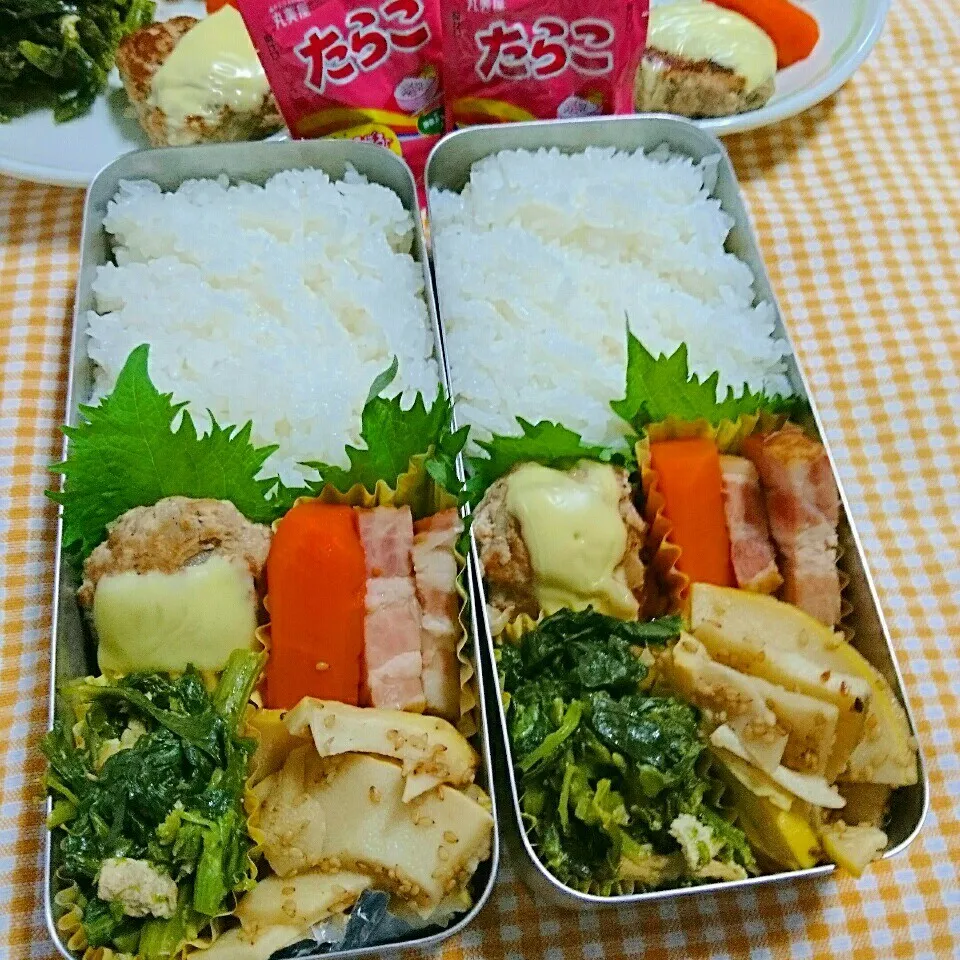 チーズハンバーグ弁当🍱|ひなちゃんさん