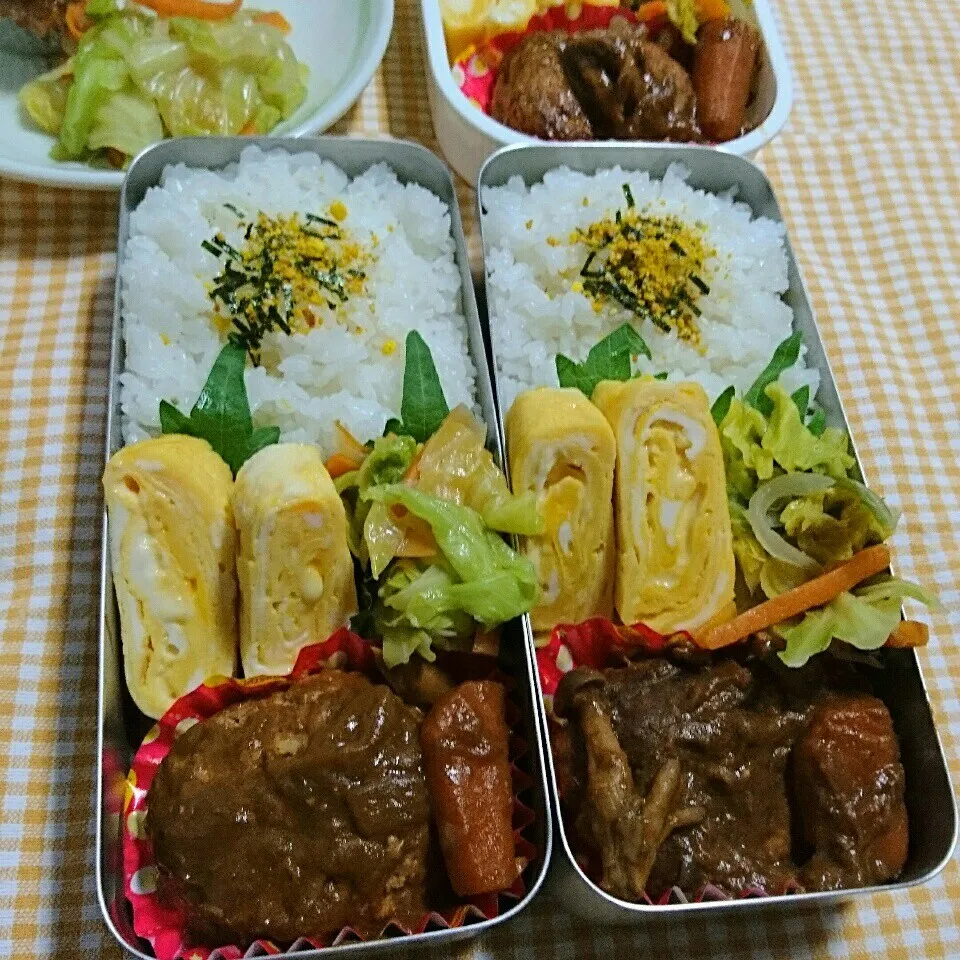 デミグラハンバーグ弁当🍱|ひなちゃんさん