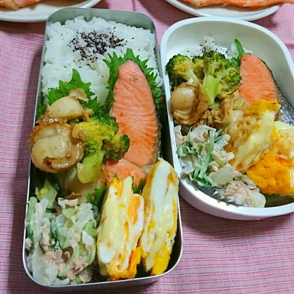 Snapdishの料理写真:焼き鮭弁当🍱|ひなちゃんさん