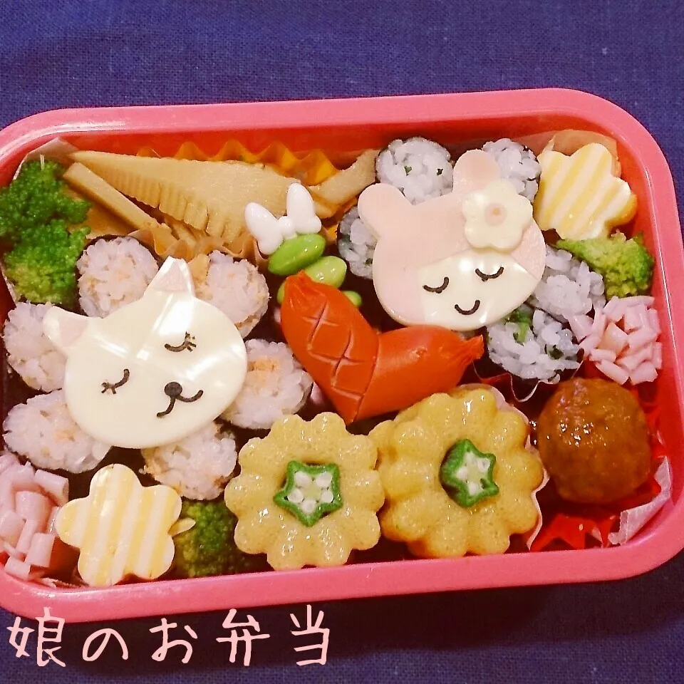 お花畑でお昼寝弁当|mama+mさん