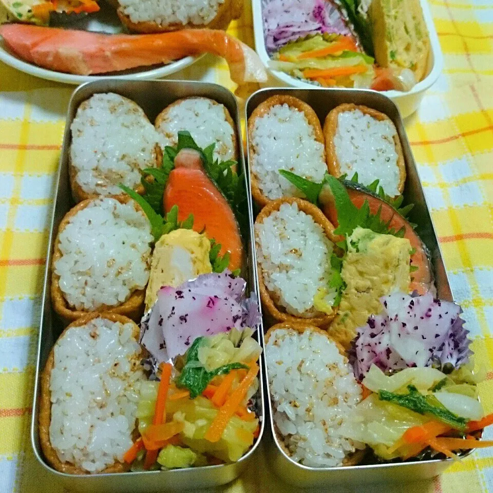 ごまいなり寿司弁当🍱|ひなちゃんさん