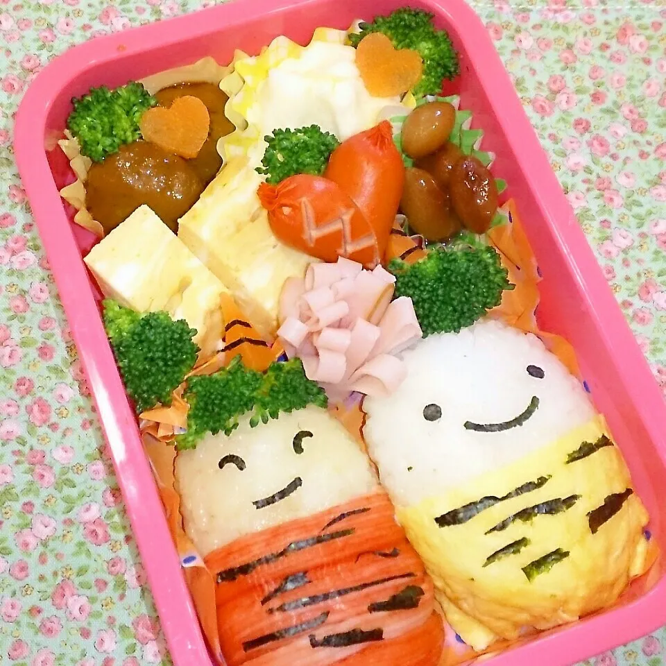 Snapdishの料理写真:キュートな鬼のお弁当|mama+mさん