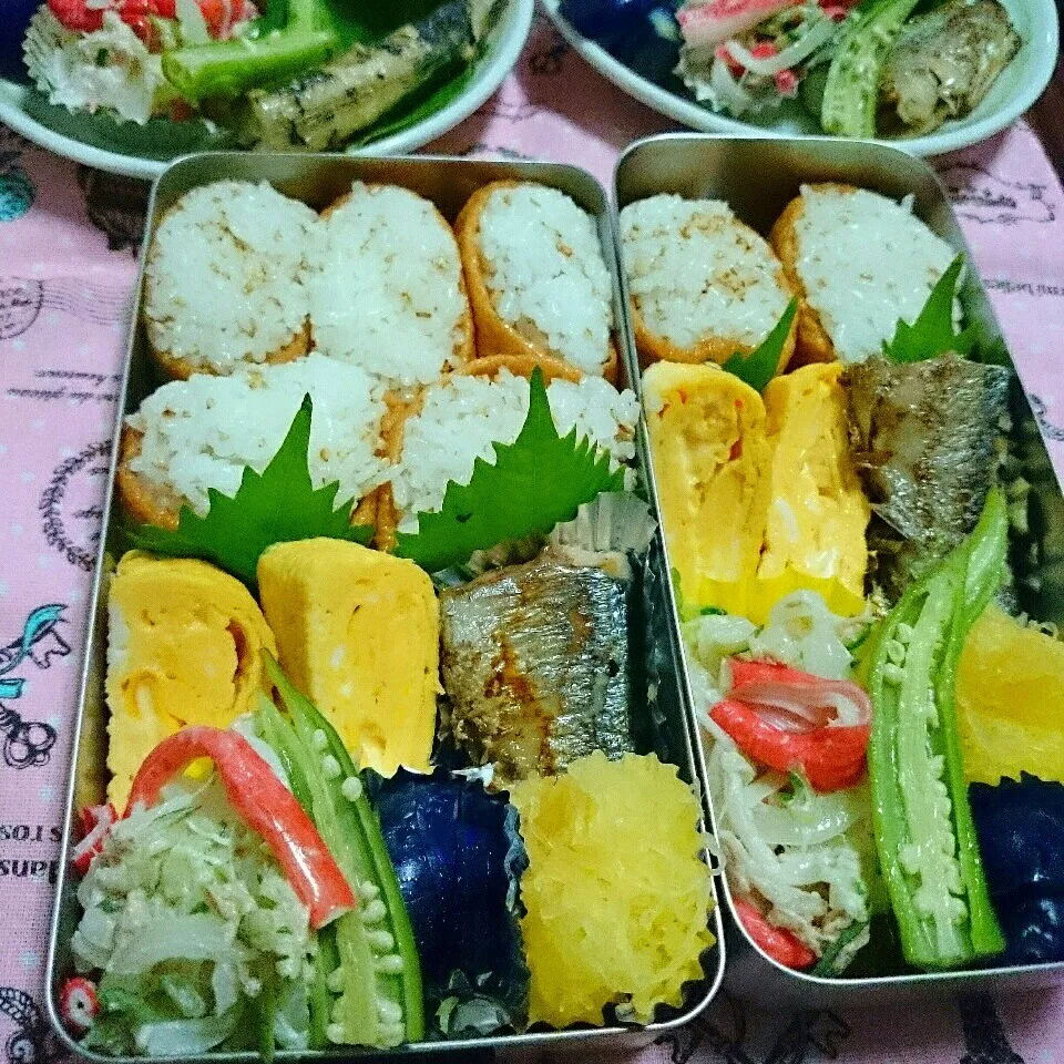 ごまいなり寿司弁当🍱|ひなちゃんさん