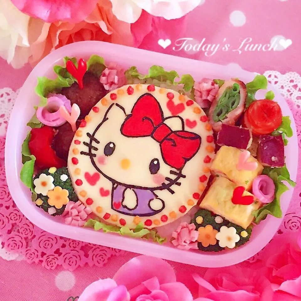 ラブリーキティちゃん♡♡のお弁当♡|usacoさん