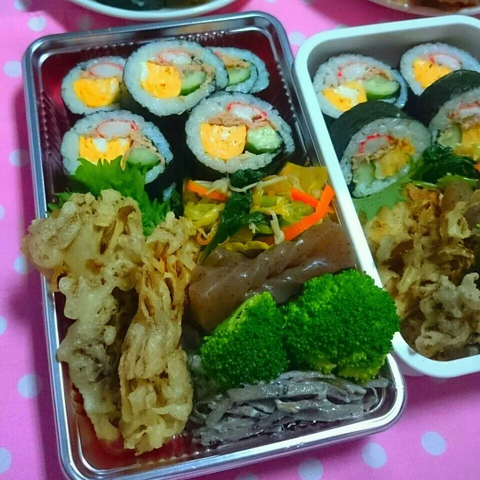 Snapdishの料理写真:のり巻き弁当🍱|ひなちゃんさん