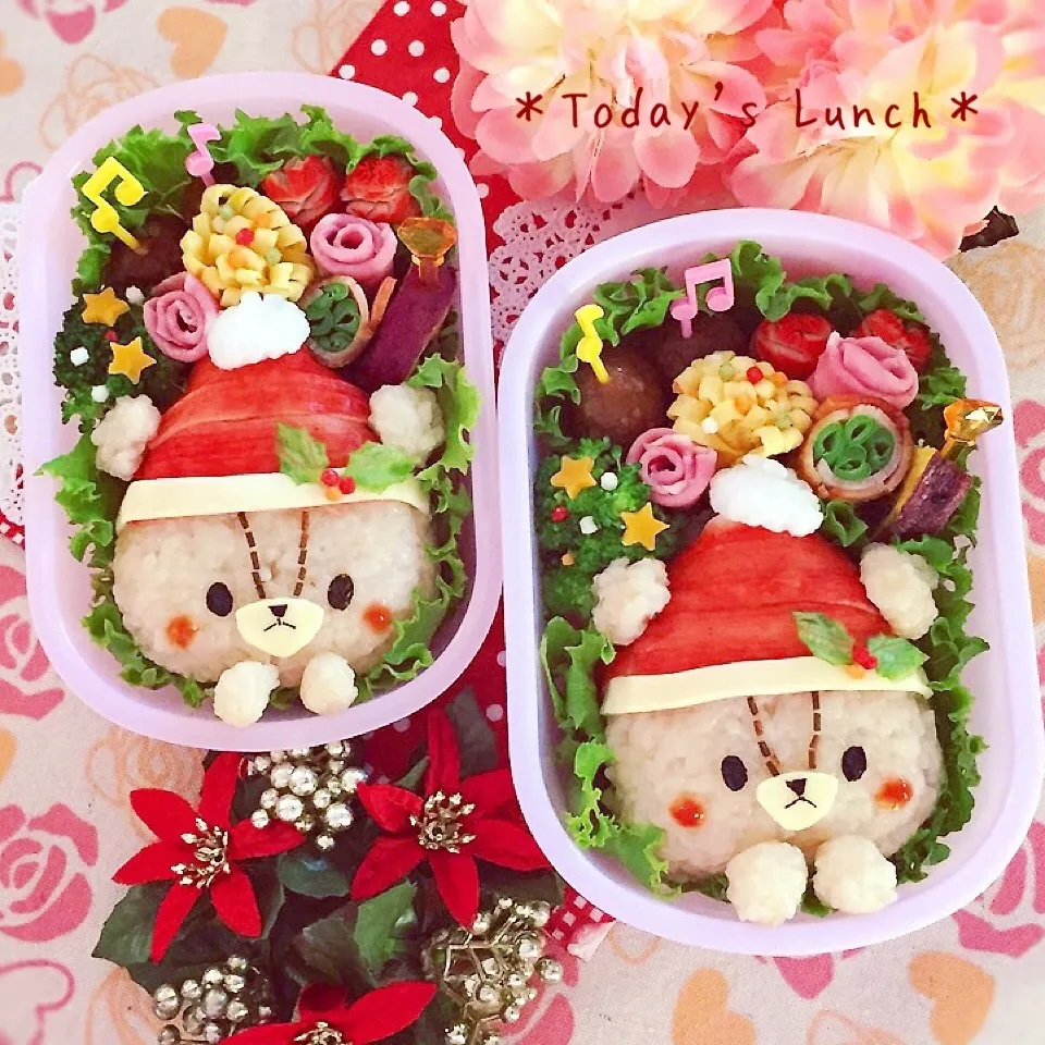 ジャッキーサンタのクリスマス弁当♡|usacoさん