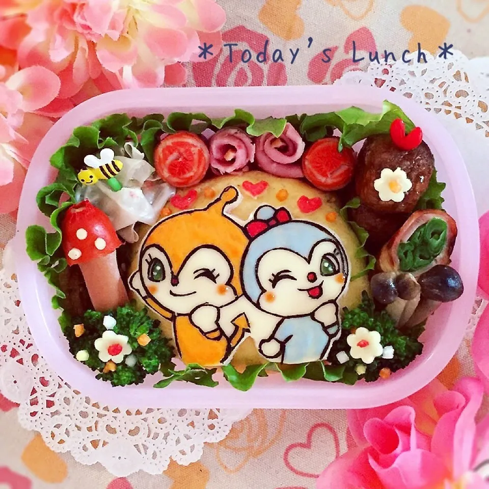 ♡変態祭り♡ドキンちゃん＆コキンちゃん弁当♡|usacoさん