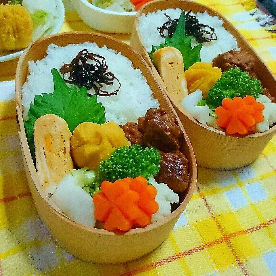 しゃきしゃきレンコンのデミグラミートボール弁当🍱|ひなちゃんさん