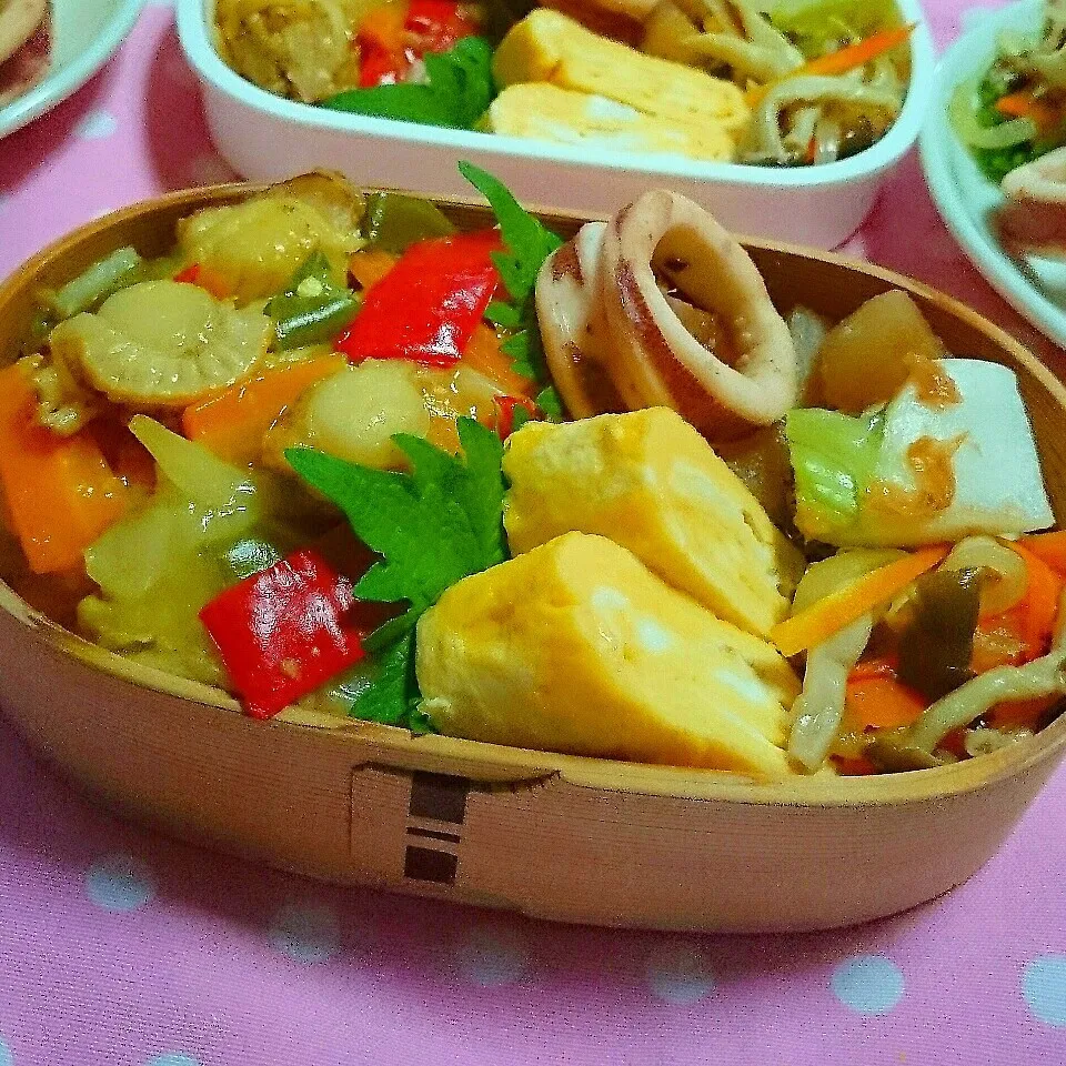 ベビーホタテの中華丼弁当🍱|ひなちゃんさん