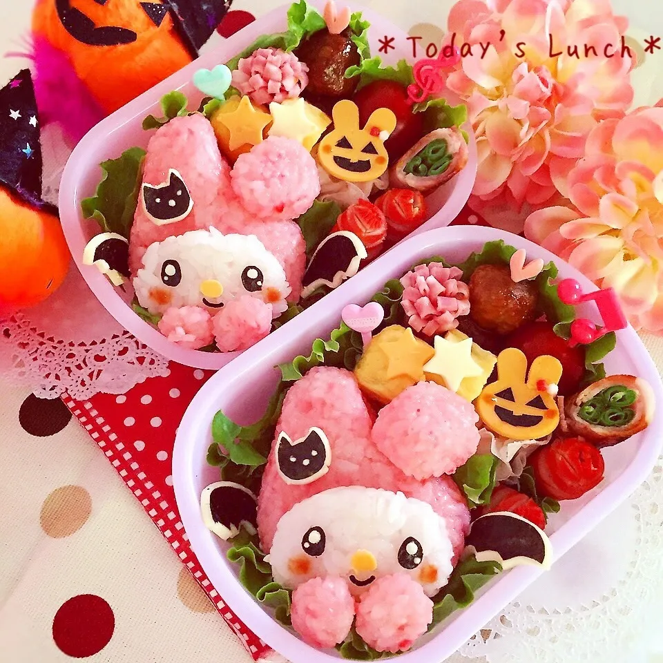 【Thank youハロウィン祭♡】マイメロちゃん弁当♡|usacoさん