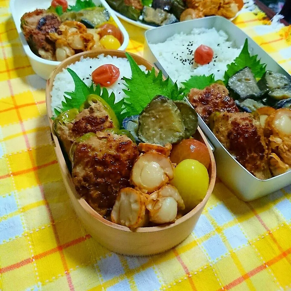 ピーマン肉詰め弁当🍱|ひなちゃんさん