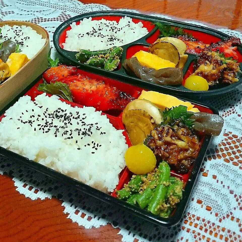 Snapdishの料理写真:カレイみりん漬け弁当🍱|ひなちゃんさん