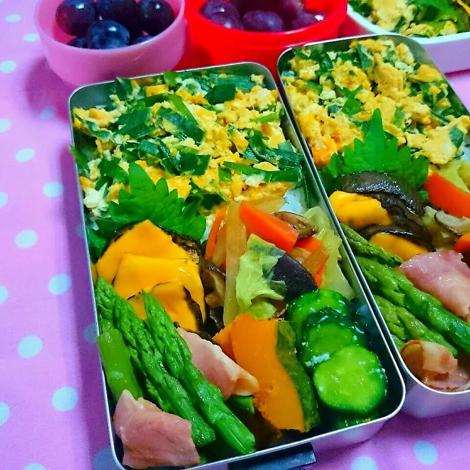 ニラ玉丼弁当🍱|ひなちゃんさん