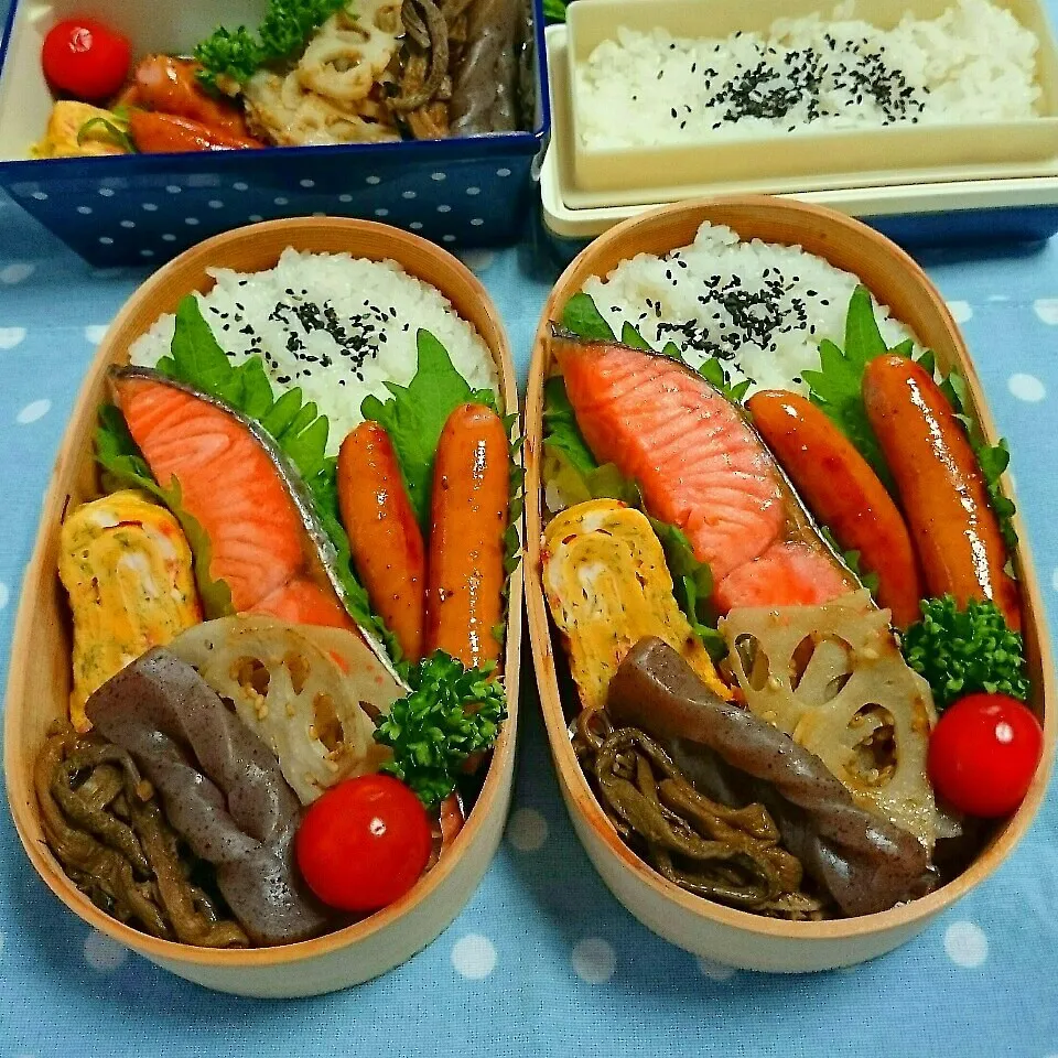 サーモン弁当|ひなちゃんさん